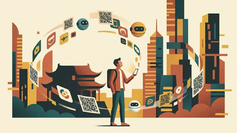Nathan 中国行 Part 1：最"未来"的国度与它的 AI 日常 插画